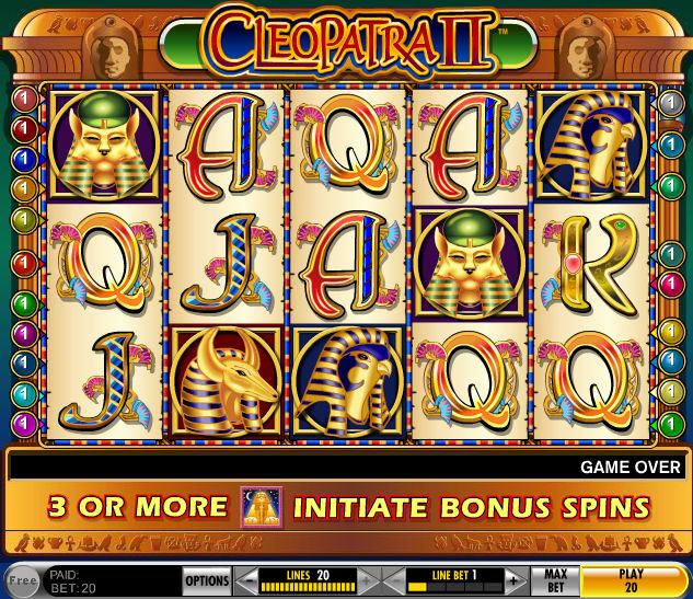 Cleopatra II Slots Machine - Free Games to Play And Reviews